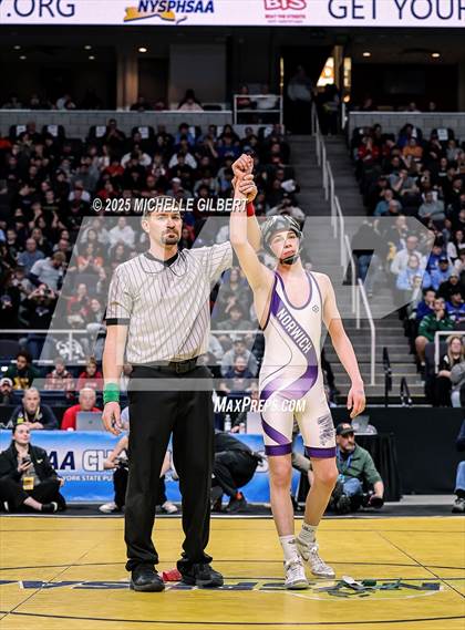 Thumbnail 1 in NYSPHSAA Division 2 State Championships (Finals 124, 131, 138 & 145) photogallery.