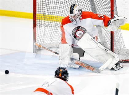 Thumbnail 3 in Escanaba vs. Houghton (MHSAA Division 3 Quarterfinal) photogallery.