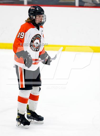 Thumbnail 3 in Escanaba vs. Houghton (MHSAA Division 3 Quarterfinal) photogallery.