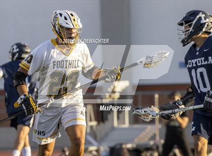 Thumbnail 2 in Loyola vs. Foothill (CIF Southern Section Final) photogallery.