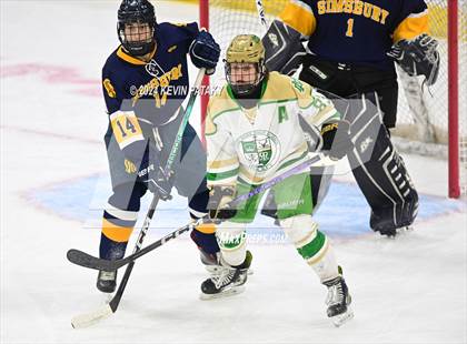 Thumbnail 2 in Simsbury vs. Notre Dame, WH (CIAC DI Semifinal) photogallery.