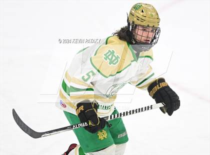 Thumbnail 1 in Simsbury vs. Notre Dame, WH (CIAC DI Semifinal) photogallery.