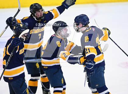 Thumbnail 3 in Simsbury vs. Notre Dame, WH (CIAC DI Semifinal) photogallery.