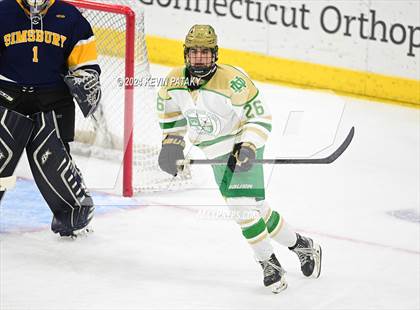 Thumbnail 3 in Simsbury vs. Notre Dame, WH (CIAC DI Semifinal) photogallery.