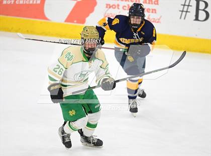 Thumbnail 1 in Simsbury vs. Notre Dame, WH (CIAC DI Semifinal) photogallery.