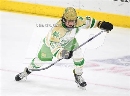 Thumbnail 1 in Simsbury vs. Notre Dame, WH (CIAC DI Semifinal) photogallery.