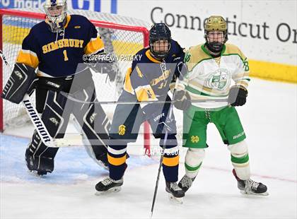 Thumbnail 3 in Simsbury vs. Notre Dame, WH (CIAC DI Semifinal) photogallery.