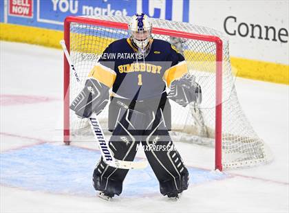 Thumbnail 1 in Simsbury vs. Notre Dame, WH (CIAC DI Semifinal) photogallery.