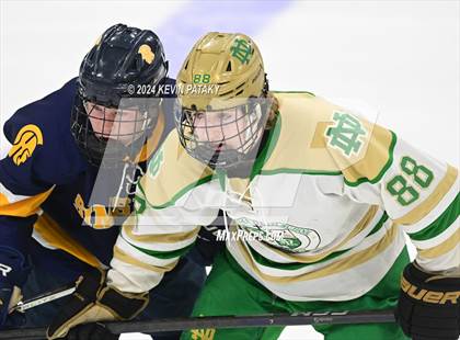 Thumbnail 1 in Simsbury vs. Notre Dame, WH (CIAC DI Semifinal) photogallery.