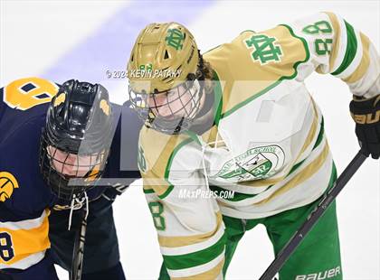 Thumbnail 1 in Simsbury vs. Notre Dame, WH (CIAC DI Semifinal) photogallery.