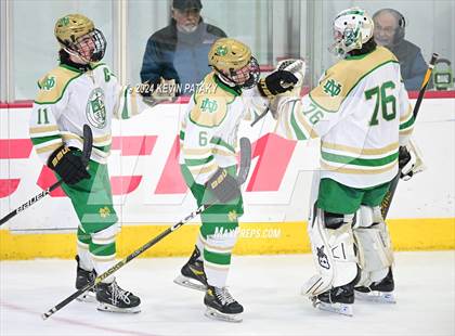 Thumbnail 2 in Simsbury vs. Notre Dame, WH (CIAC DI Semifinal) photogallery.