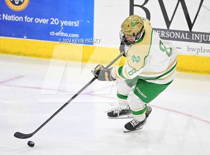Thumbnail 1 in Simsbury vs. Notre Dame, WH (CIAC DI Semifinal) photogallery.