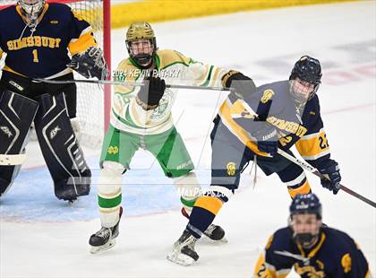 Thumbnail 1 in Simsbury vs. Notre Dame, WH (CIAC DI Semifinal) photogallery.