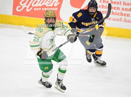 Thumbnail 1 in Simsbury vs. Notre Dame, WH (CIAC DI Semifinal) photogallery.