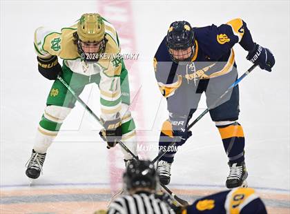 Thumbnail 2 in Simsbury vs. Notre Dame, WH (CIAC DI Semifinal) photogallery.