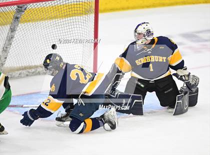 Thumbnail 1 in Simsbury vs. Notre Dame, WH (CIAC DI Semifinal) photogallery.