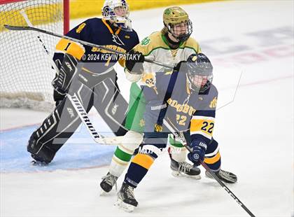 Thumbnail 1 in Simsbury vs. Notre Dame, WH (CIAC DI Semifinal) photogallery.
