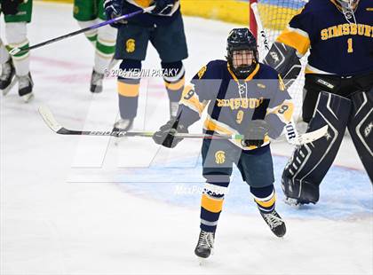 Thumbnail 1 in Simsbury vs. Notre Dame, WH (CIAC DI Semifinal) photogallery.