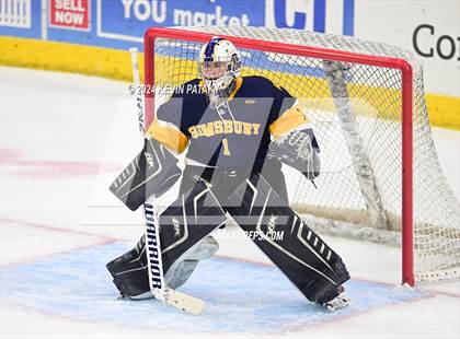 Thumbnail 1 in Simsbury vs. Notre Dame, WH (CIAC DI Semifinal) photogallery.