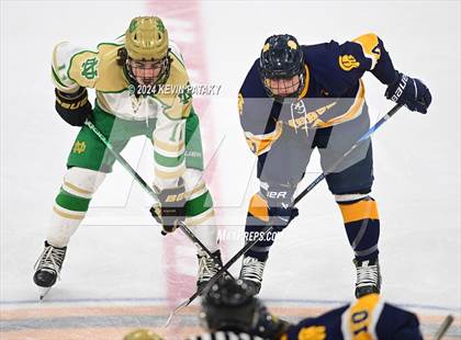 Thumbnail 1 in Simsbury vs. Notre Dame, WH (CIAC DI Semifinal) photogallery.