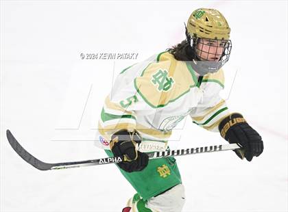 Thumbnail 2 in Simsbury vs. Notre Dame, WH (CIAC DI Semifinal) photogallery.