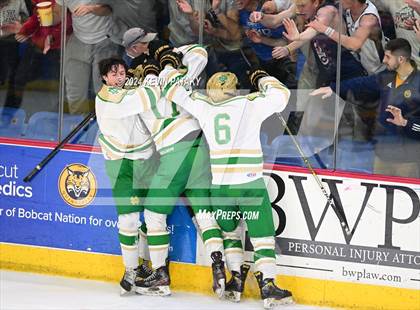 Thumbnail 1 in Simsbury vs. Notre Dame, WH (CIAC DI Semifinal) photogallery.