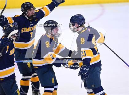Thumbnail 2 in Simsbury vs. Notre Dame, WH (CIAC DI Semifinal) photogallery.