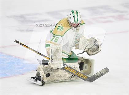 Thumbnail 1 in Simsbury vs. Notre Dame, WH (CIAC DI Semifinal) photogallery.