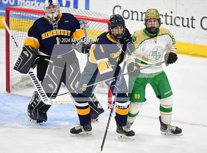 Thumbnail 1 in Simsbury vs. Notre Dame, WH (CIAC DI Semifinal) photogallery.