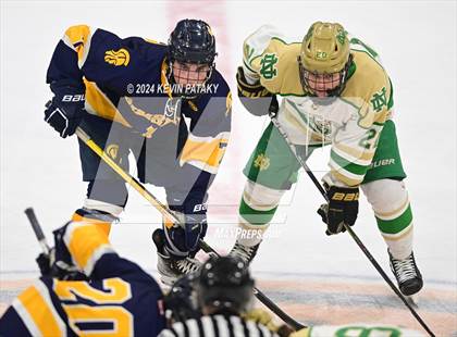 Thumbnail 1 in Simsbury vs. Notre Dame, WH (CIAC DI Semifinal) photogallery.