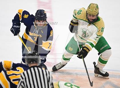 Thumbnail 3 in Simsbury vs. Notre Dame, WH (CIAC DI Semifinal) photogallery.