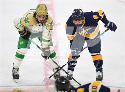 Thumbnail 1 in Simsbury vs. Notre Dame, WH (CIAC DI Semifinal) photogallery.