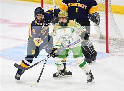 Thumbnail 3 in Simsbury vs. Notre Dame, WH (CIAC DI Semifinal) photogallery.