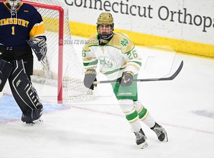 Thumbnail 2 in Simsbury vs. Notre Dame, WH (CIAC DI Semifinal) photogallery.