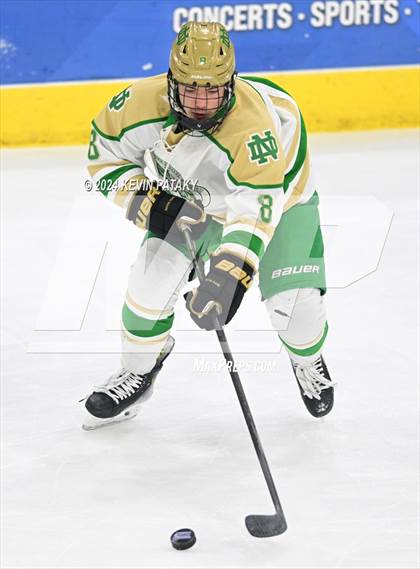 Thumbnail 1 in Simsbury vs. Notre Dame, WH (CIAC DI Semifinal) photogallery.