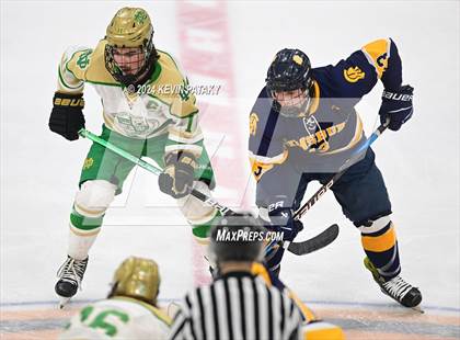 Thumbnail 1 in Simsbury vs. Notre Dame, WH (CIAC DI Semifinal) photogallery.