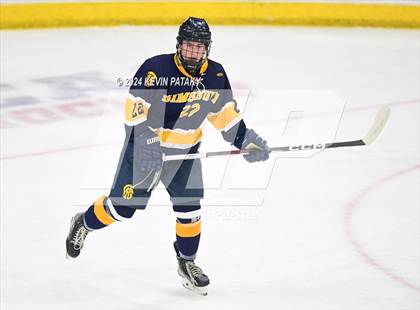 Thumbnail 1 in Simsbury vs. Notre Dame, WH (CIAC DI Semifinal) photogallery.