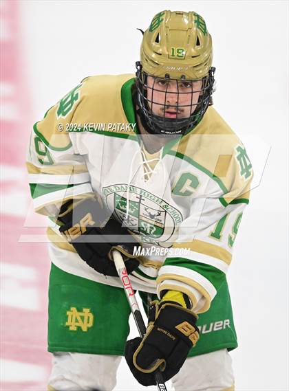 Thumbnail 1 in Simsbury vs. Notre Dame, WH (CIAC DI Semifinal) photogallery.