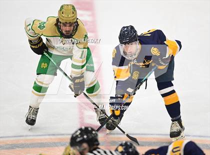 Thumbnail 1 in Simsbury vs. Notre Dame, WH (CIAC DI Semifinal) photogallery.