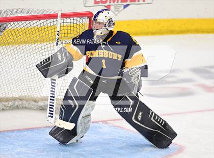 Thumbnail 1 in Simsbury vs. Notre Dame, WH (CIAC DI Semifinal) photogallery.