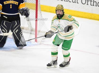 Thumbnail 2 in Simsbury vs. Notre Dame, WH (CIAC DI Semifinal) photogallery.