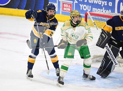 Thumbnail 1 in Simsbury vs. Notre Dame, WH (CIAC DI Semifinal) photogallery.