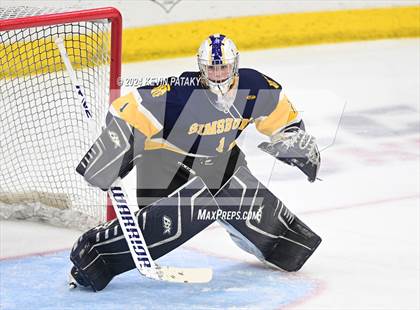 Thumbnail 1 in Simsbury vs. Notre Dame, WH (CIAC DI Semifinal) photogallery.