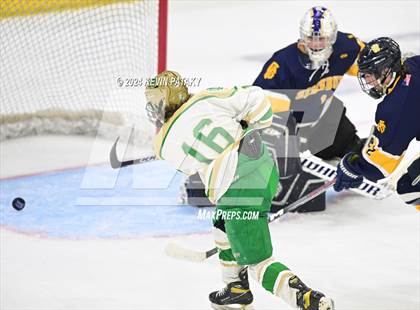 Thumbnail 1 in Simsbury vs. Notre Dame, WH (CIAC DI Semifinal) photogallery.