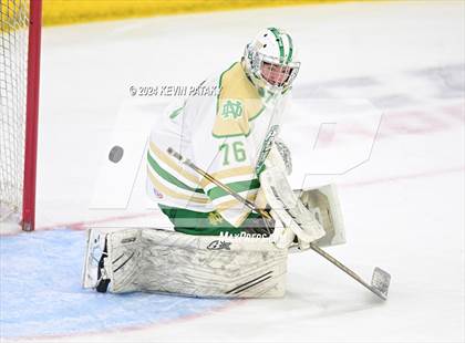 Thumbnail 1 in Simsbury vs. Notre Dame, WH (CIAC DI Semifinal) photogallery.