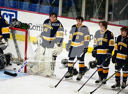 Thumbnail 1 in Simsbury vs. Notre Dame, WH (CIAC DI Semifinal) photogallery.