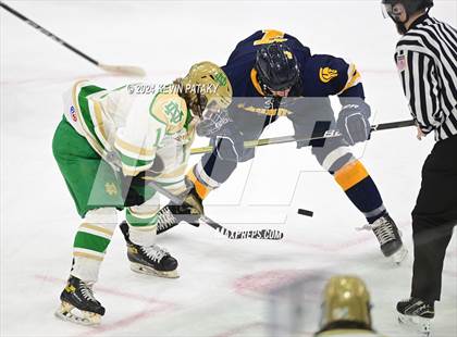 Thumbnail 1 in Simsbury vs. Notre Dame, WH (CIAC DI Semifinal) photogallery.