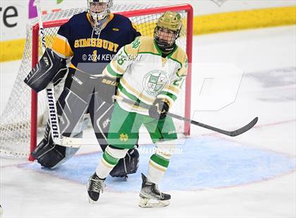 Thumbnail 1 in Simsbury vs. Notre Dame, WH (CIAC DI Semifinal) photogallery.