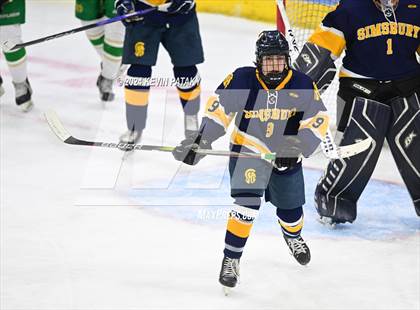 Thumbnail 2 in Simsbury vs. Notre Dame, WH (CIAC DI Semifinal) photogallery.