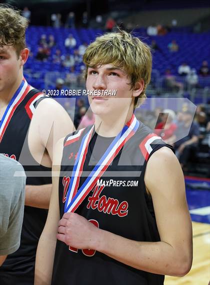 Thumbnail 2 in Lipan vs. New Home (UIL 2A Basketball State Semifinal Medal Ceremony) photogallery.